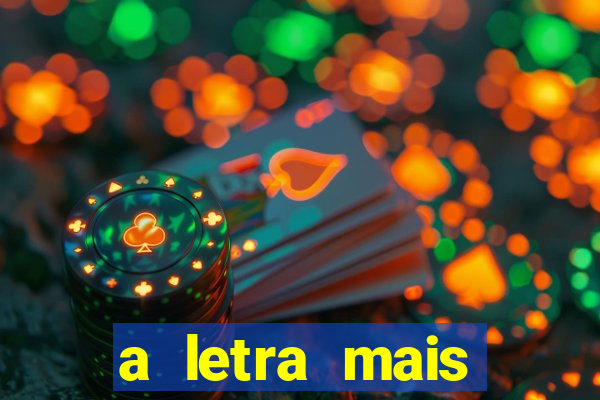 a letra mais bonita do mundo